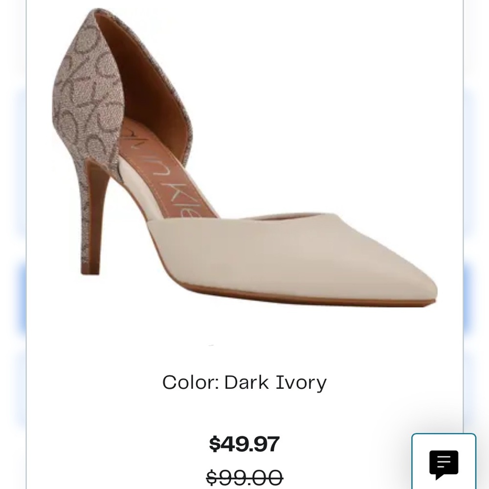 Calvin Klein Gloria d'Orsay Pump